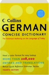 COLLINS GERMAN CONCISE DICTIONARY, FOURTH EDITION