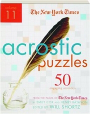 <I>THE NEW YORK TIMES</I> ACROSTIC PUZZLES, VOLUME 11