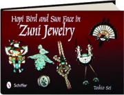 HOPI BIRD AND SUN FACE IN ZUNI JEWELRY