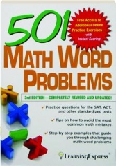 501 MATH WORD PROBLEMS, 3RD EDITION REVISED