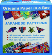 JAPANESE PATTERNS: Origami Paper in a Box