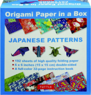 JAPANESE PATTERNS: Origami Paper in a Box