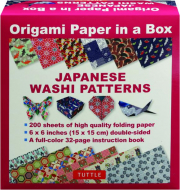 JAPANESE WASHI PATTERNS: Origami Paper in a Box