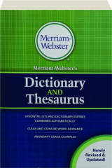 MERRIAM-WEBSTER'S DICTIONARY AND THESAURUS