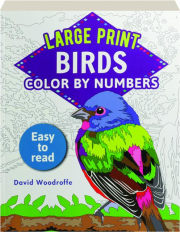 LARGE PRINT BIRDS COLOR BY NUMBERS