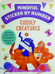 MINDFUL STICKER BY NUMBER: Cuddly Creatures