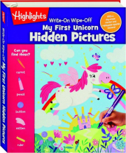 WRITE-ON WIPE-OFF MY FIRST UNICORN HIDDEN PICTURES