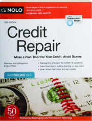 CREDIT REPAIR, 15TH EDITION: Make a Plan, Improve Your Credit, Avoid Scams