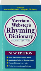 MERRIAM-WEBSTER'S RHYMING DICTIONARY, SECOND EDITION