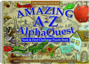 AMAZING A-Z ALPHAQUEST SEEK & FIND CHALLENGE PUZZLE BOOK