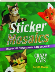STICKER MOSAICS: Crazy Cats
