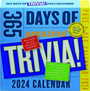 2024 365 DAYS OF AMAZING TRIVIA! Page-a-Day Calendar