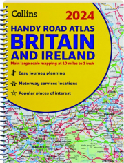 2024 COLLINS HANDY ROAD ATLAS BRITAIN AND IRELAND