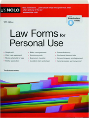 LAW FORMS FOR PERSONAL USE, 12TH EDITION