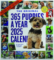 2025 365 PUPPIES A YEAR CALENDAR
