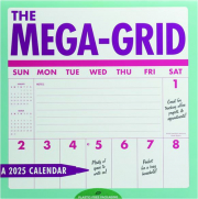 2025 THE MEGA-GRID CALENDAR