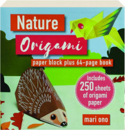 NATURE ORIGAMI: Paper Block Plus 64-Page Book