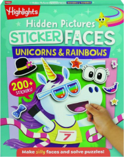 UNICORNS & RAINBOWS: Hidden Pictures Sticker Faces