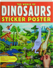 THE WORLD OF DINOSAURS STICKER POSTER