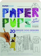 PAPER PUPS 3-D COLORING!