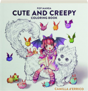 POP MANGA CUTE AND CREEPY COLORING BOOK