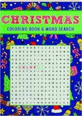 CHRISTMAS COLORING BOOK & WORD SEARCH