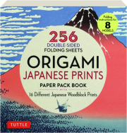 ORIGAMI JAPANESE PRINTS PAPER PACK BOOK
