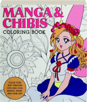 MANGA & CHIBIS COLORING BOOK
