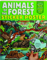 ANIMALS OF THE FOREST STICKER POSTER