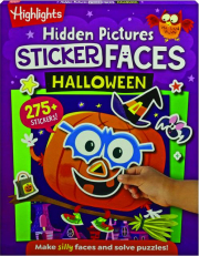 HIDDEN PICTURES STICKER FACES: Halloween