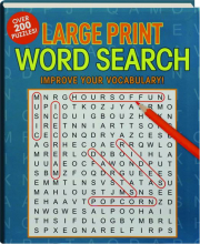 LARGE PRINT WORD SEARCH: Improve Your Vocabulary!