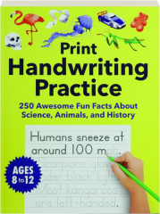 PRINT HANDWRITING PRACTICE FOR KIDS 8 TO 12