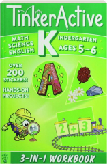 TINKERACTIVE 3-IN-1 WORKBOOK: Kindergarten