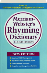 MERRIAM-WEBSTER'S RHYMING DICTIONARY, SECOND EDITION