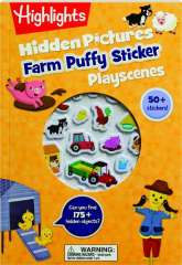 HIDDEN PICTURES FARM PUFFY STICKER PLAYSCENES