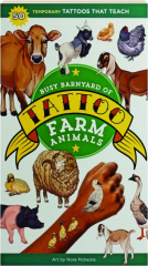 BUSY BARNYARD OF TATTOO FARM ANIMALS