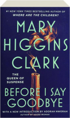 BEFORE I SAY GOODBYE