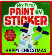 MY FIRST PAINT BY STICKER: Happy Christmas