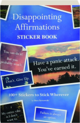 DISAPPOINTING AFFIRMATIONS STICKER BOOK