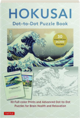 HOKUSAI DOT-TO-DOT PUZZLE BOOK: 30 Full-Color Prints and Advanced Dot-to-Dot Puzzles for Brain Health and Relaxation