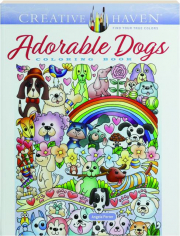 CREATIVE HAVEN ADORABLE DOGS COLORING BOOK