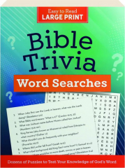 EASY-TO-READ LARGE PRINT BIBLE TRIVIA WORD SEARCHES