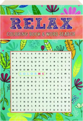 RELAX COLORING BOOK & WORD SEARCH