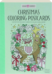 CHRISTMAS COLORING POSTCARDS: 20 Festive Holiday Cards to Color, Sign & Send