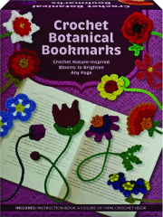 CROCHET BOTANICAL BOOKMARKS