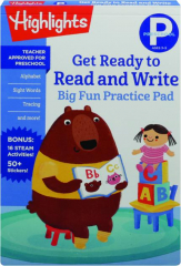 PRESCHOOL GET READY TO READ AND WRITE BIG FUN PRACTICE PAD