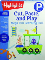 PRESCHOOL CUT, PASTE, AND PLAY MEGA FUN LEARNING PAD