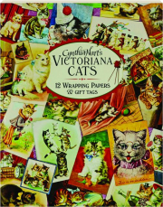 CYNTHIA HART'S VICTORIANA CATS: 12 Wrapping Papers & Gift Tags