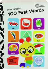 BABY EINSTEIN 100 FIRST WORDS STICKER BOOK