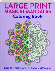 LARGE PRINT MAGICAL MANDALAS COLORING BOOK